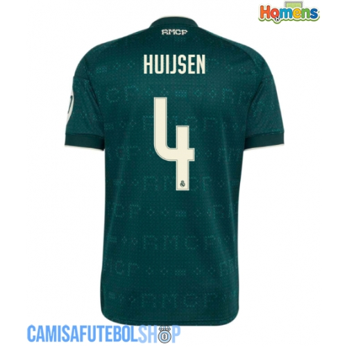 Camisa de time de futebol Real Madrid Dean Huijsen #4 Replicas 2º Equipamento 2026-27 Manga Curta